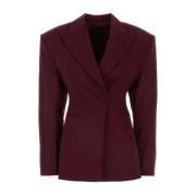 Burgundy Ottavia Blazer