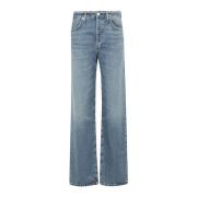 ANNINA High Rise Straight Leg Jeans