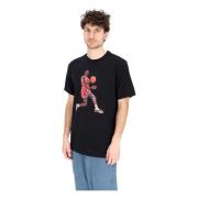 Pointillism Graphics Tee Sort/Hvid