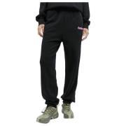 Bomuld Fleece Track Pant med Logo