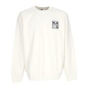 Ikonisk Crewneck Sweatshirt Letvægts Fransk Terry