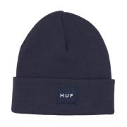 Navy Beanie Hat Set Box