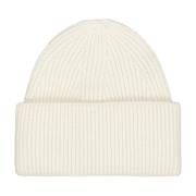 Kashmir Ribstrikket Beanie Hat