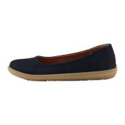 Marie Ballerina Nubuck Navy