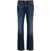 Indigo Blå Stretch Denim Jeans