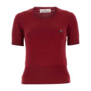 Burgundy Cotton Blend Bea Sweater