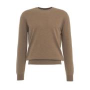 Merino Cashmere Crew Neck Pullover