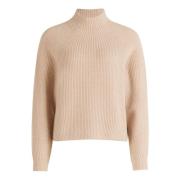 Chunky Strik Høj Hals Sweater