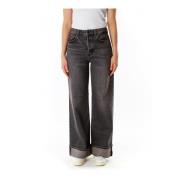 Wide Leg High Waist Jeans