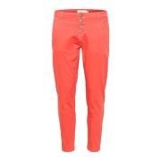 Twill 7/8 Baiily Fit Bukser Hot Coral