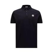 Logo Patch Polo Klassisk Navy Bomuld