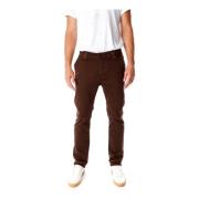 Militærinspirerede Tapered Fit Chino Bukser