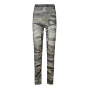 Camouflage Leggings med Kontraststing