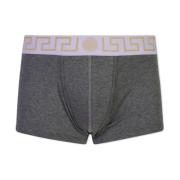 Grå Jersey Bomuld Boxershorts