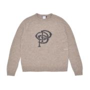 Strikket Crewneck Initials Sweater