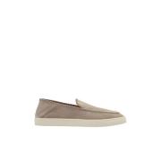 Suede slip-on sneakers