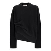 Asymmetrisk Crewneck Sweater