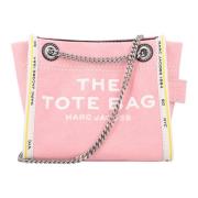 Pink Ribbon Denim Mini Tote Bag