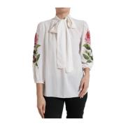 Silkeblomst Krave Top Bluse