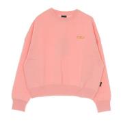 Pink Logo Crewneck Sweatshirt Langærmet