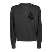 Logo Rund Hals Sweater Marisans ga