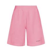 Afslappet Bomuld Pink Shorts