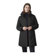 Stilfuld Parka Comfort Fit Sort