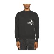 Glitched CK Logo Sweatshirt