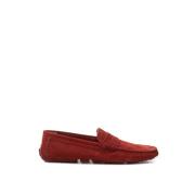 Bordeaux Lder Loafers til Mnd