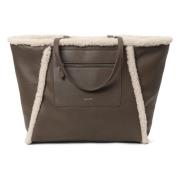 Teddy Shearling Tote Taske