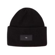 Sort Uld Beanie Hat