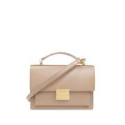 Beige Venezia Taske med Gyldne Detaljer