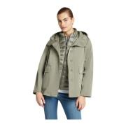 Nylon Parka med Aftagelig Vest