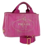 Pre-owned Canvas prada-tasker