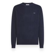 Rund Kabelstrik Sweater