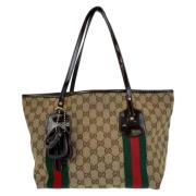 Pre-owned Canvas gucci-tasker