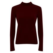 Silke og uld turtleneck sweater