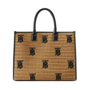 Caramel Brun Sort Freya Tote Taske