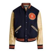 Varsity-inspireret jakke i Hunter Navy-S