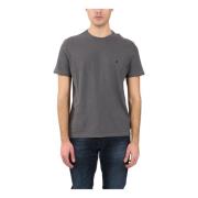 Flamme Jersey T-shirt med Metal D