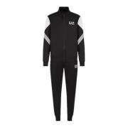 Herre Acetat Fuld Tracksuit med Frontlogo