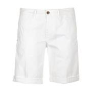 Hvide Chino Bermuda Shorts