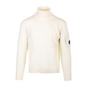 Lambswool Roll Neck Strik