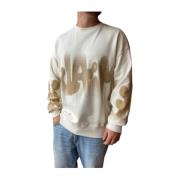 Herre Crewneck Sweatshirt, Bomuld