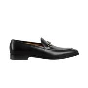 Elegant læder Mors loafers