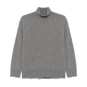 Grå Cashmere Sweater Dametøj