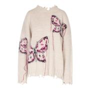 Uldblandet Rund Hals Sweater