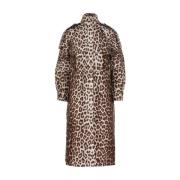 Illustration Lomme Anorak Chokolade Leopard