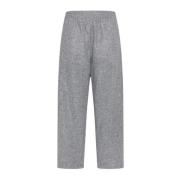 Straight Elastic Knit Pants