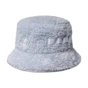 Blå Shearling Utility Bucket Hat